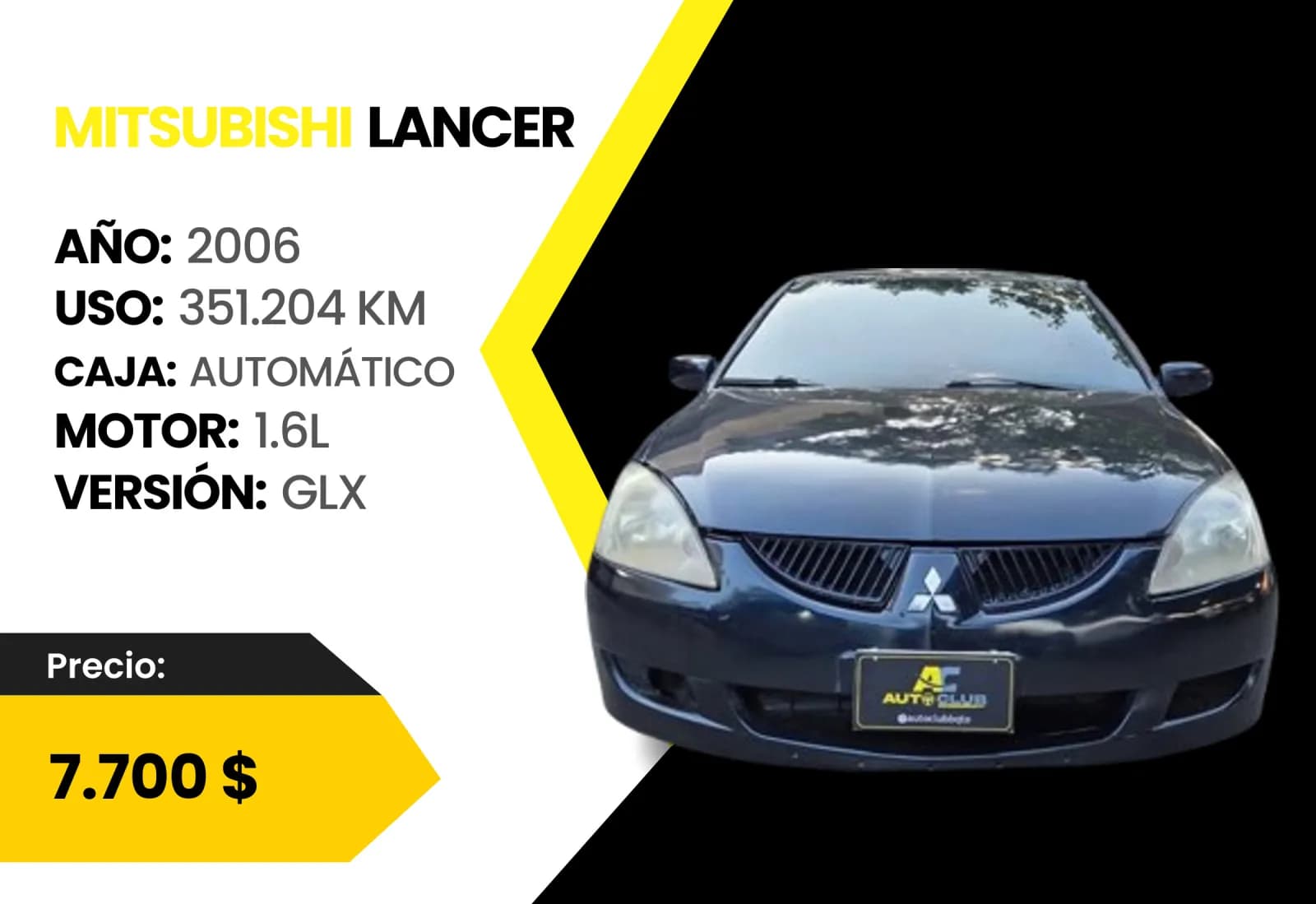 Mitsubishi Lancer 2006 Glx en venta en Auto Club Barquisimeto