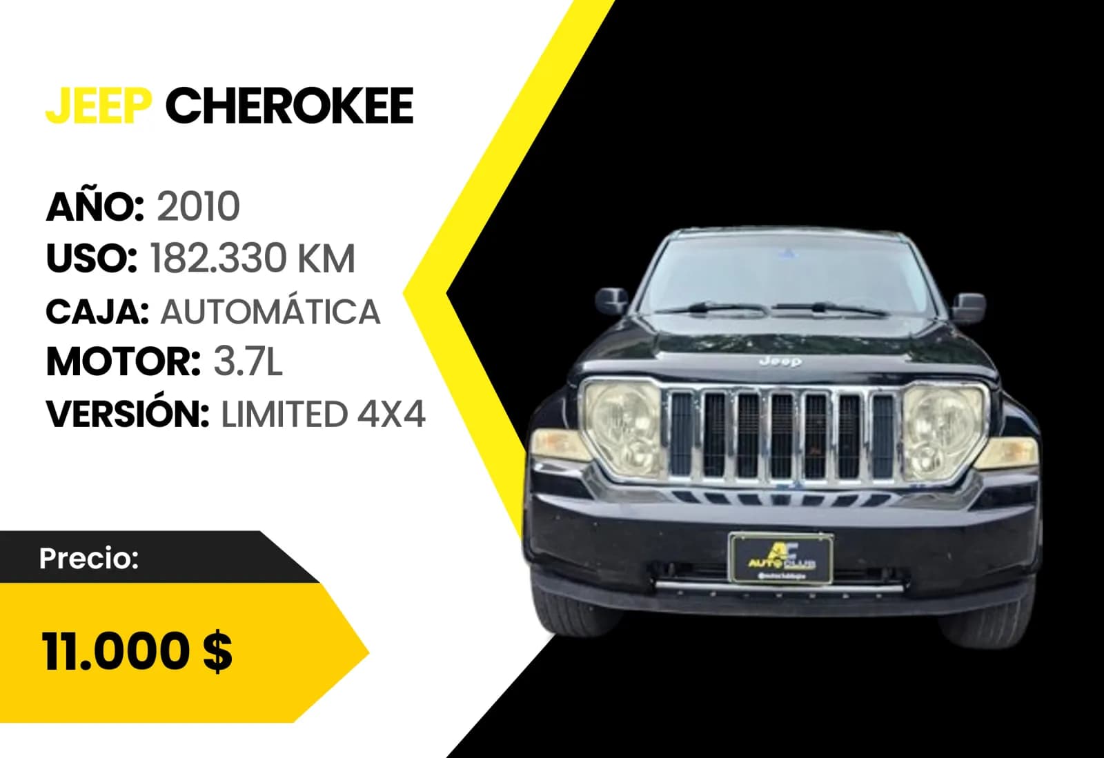 Jeep Cherokee 2010 Limited 4X4 en venta en Auto Club Barquisimeto