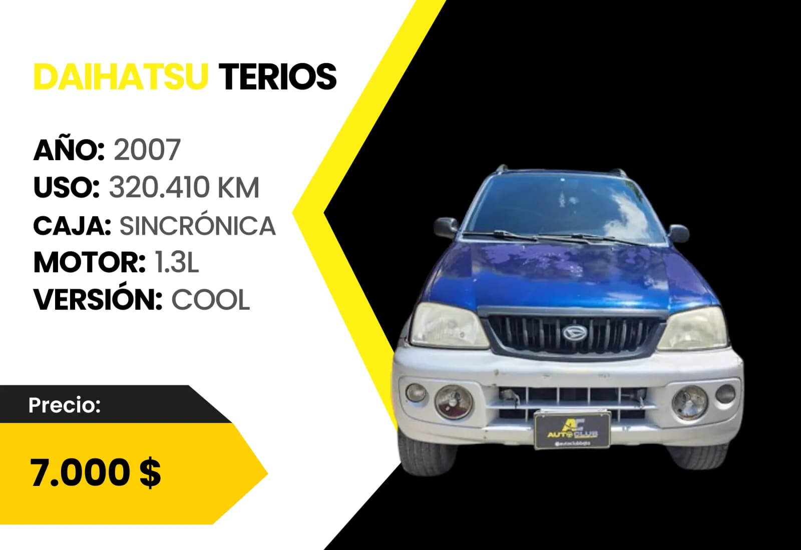 Daihatsu Terios 2007 Cool en venta en Auto Club Barquisimeto