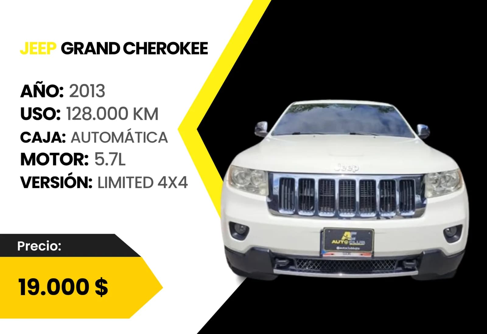 Jeep Grand Cherokee 2013 Limited 4X4 en venta en Auto Club Barquisimeto